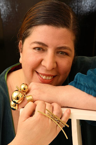 Elena Votsi Jewellery Designer on Hydra Island Greece, on the HYDRADIRECT Shops & Services pages
