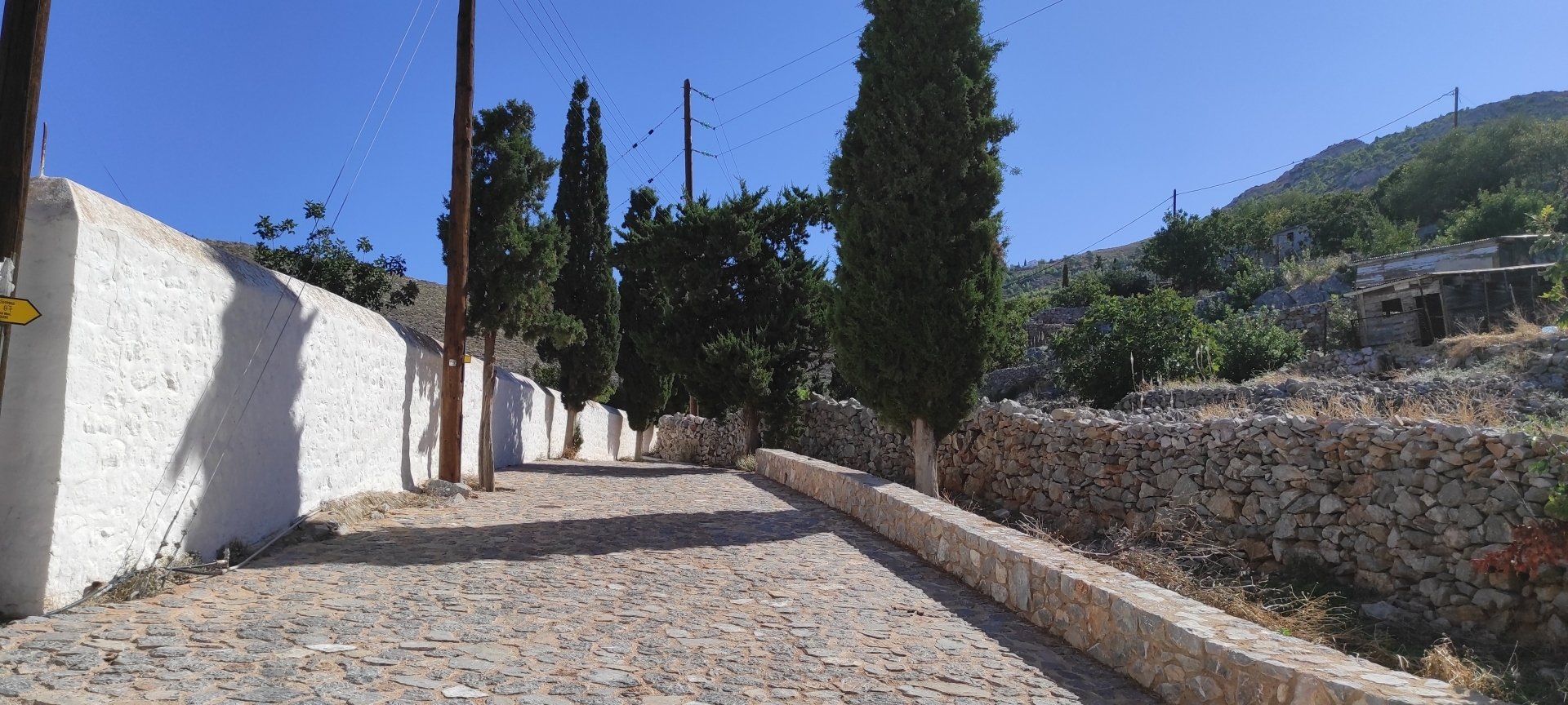 Ag. Fotini Monastery on Hydra Island Greece.