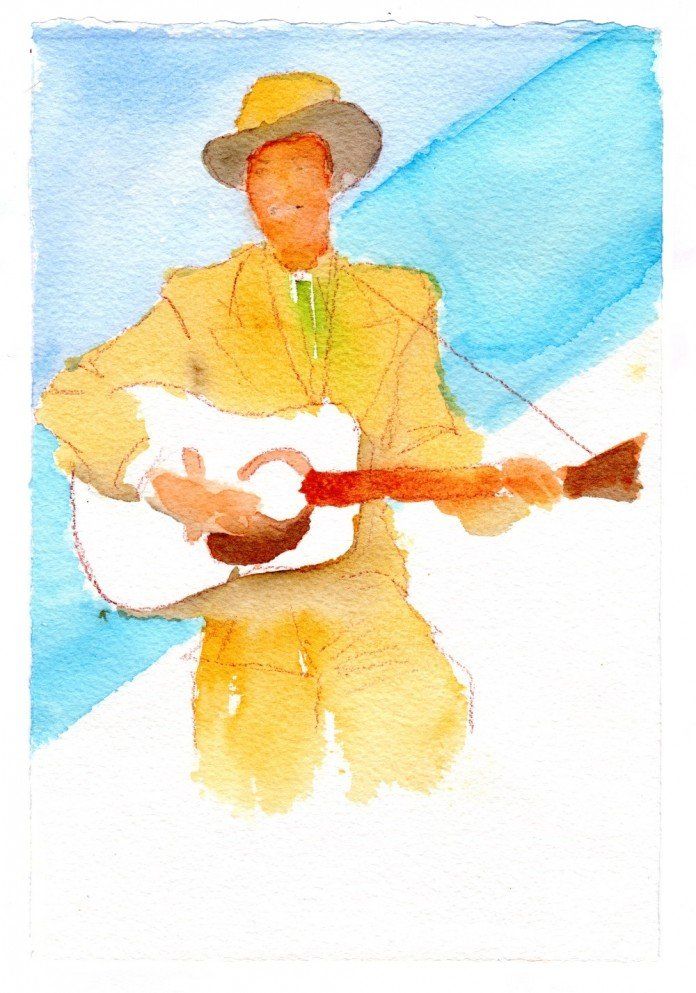 Henry Denander, Artist on Hydra Island Greece