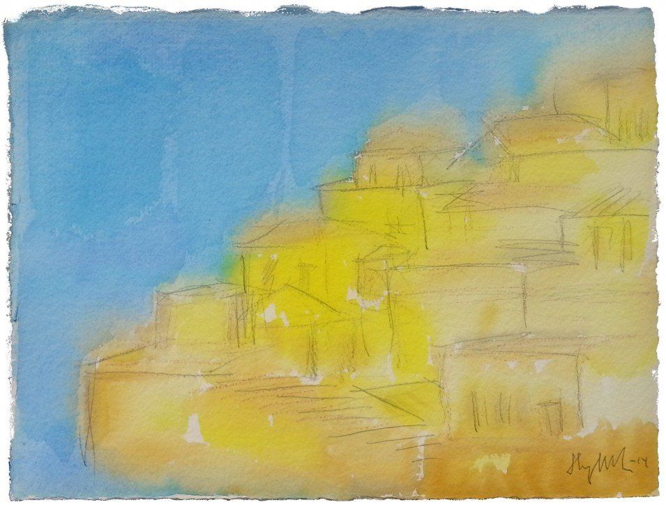 Henry Denander, Artist on Hydra Island Greece