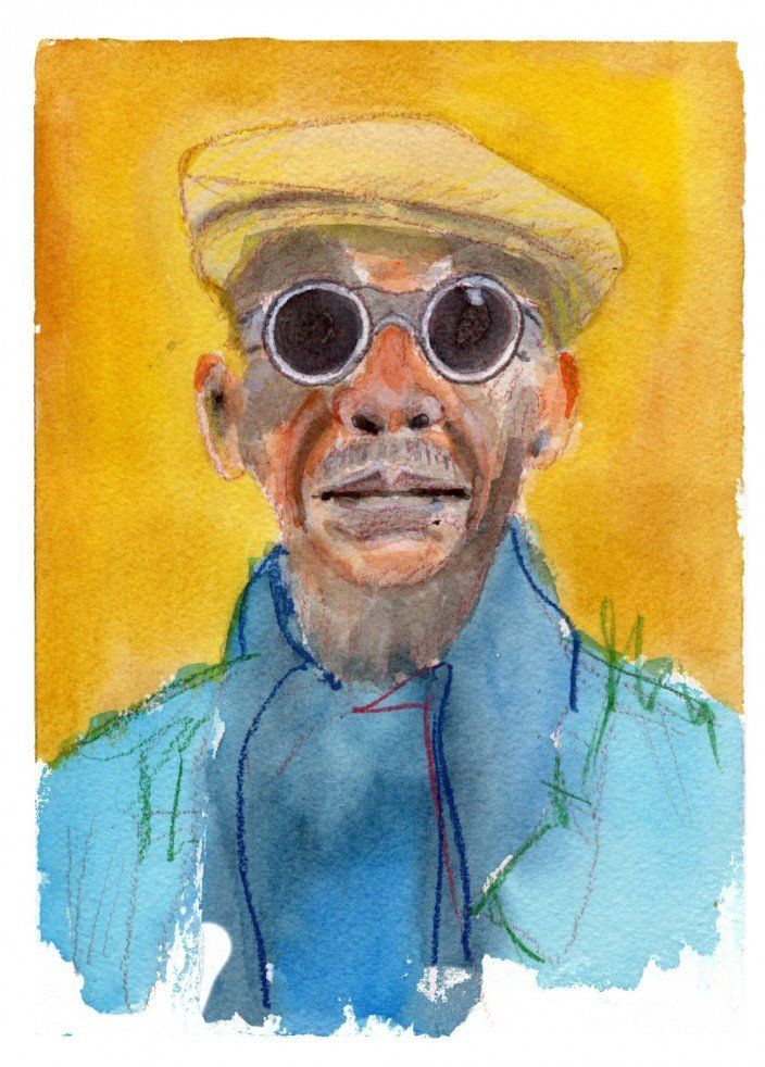 Henry Denander, Artist on Hydra Island Greece