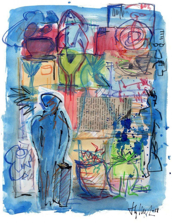 Henry Denander, Artist on Hydra Island Greece