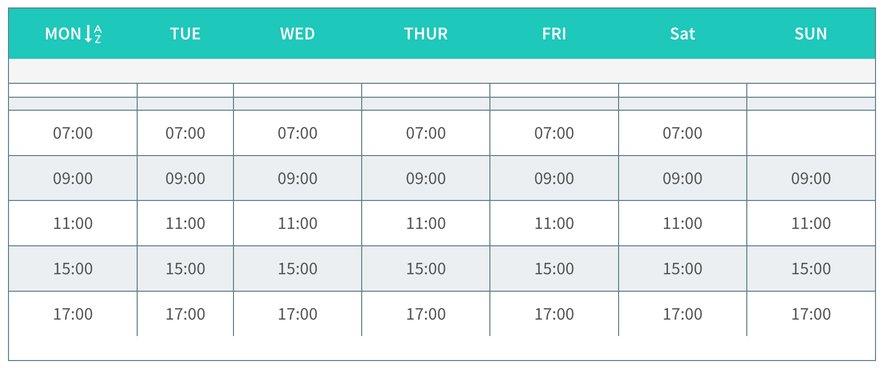 Timetable for Hydra to Metochi Freedom Ferry