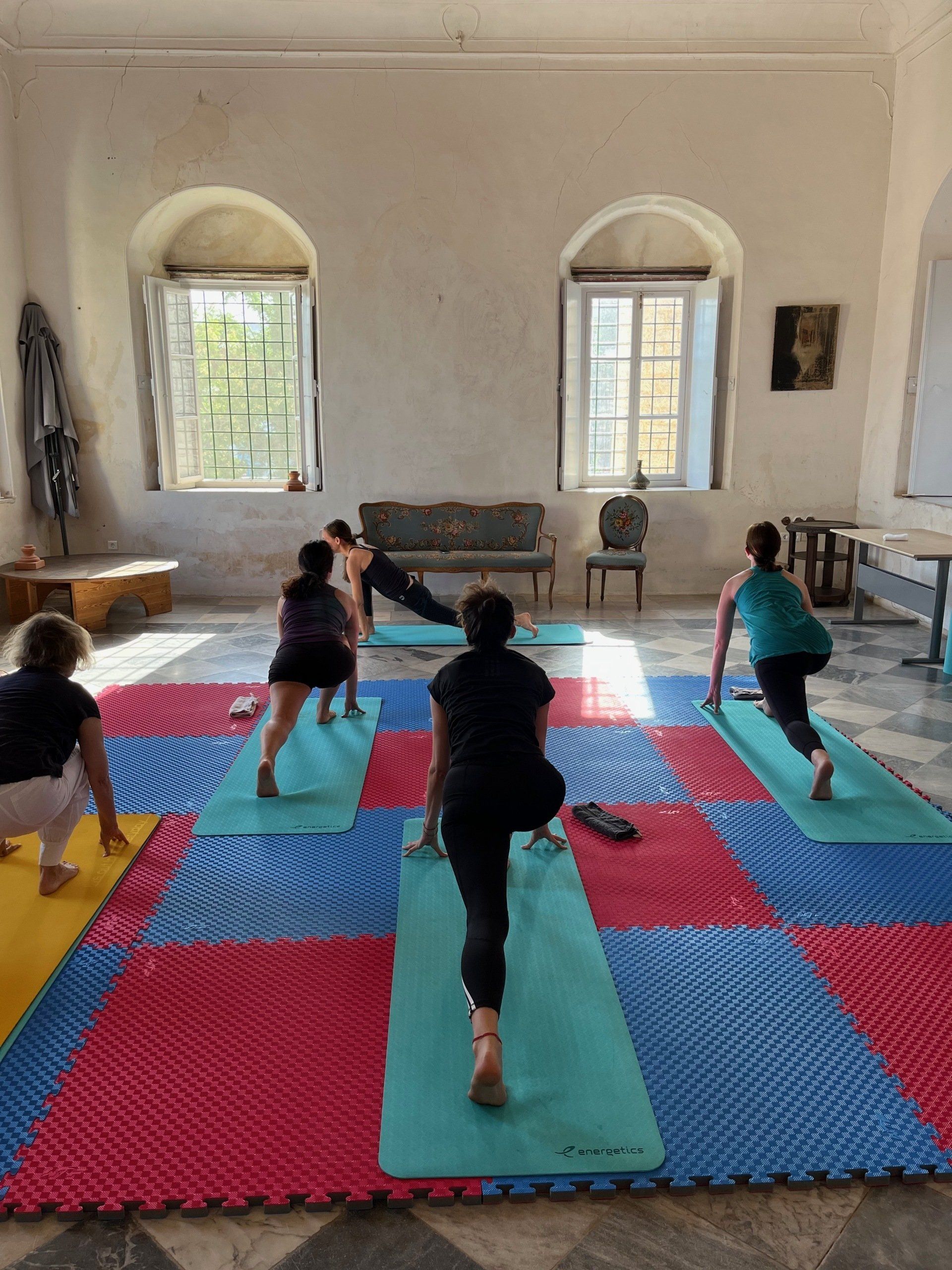 Residential yoga and art classes on Hydra Island Greece