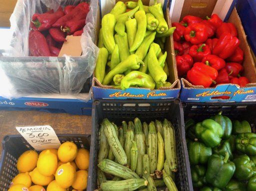 Four Corners Supermarket on Hydra Island in the HydraDirect Shopping & Services pages