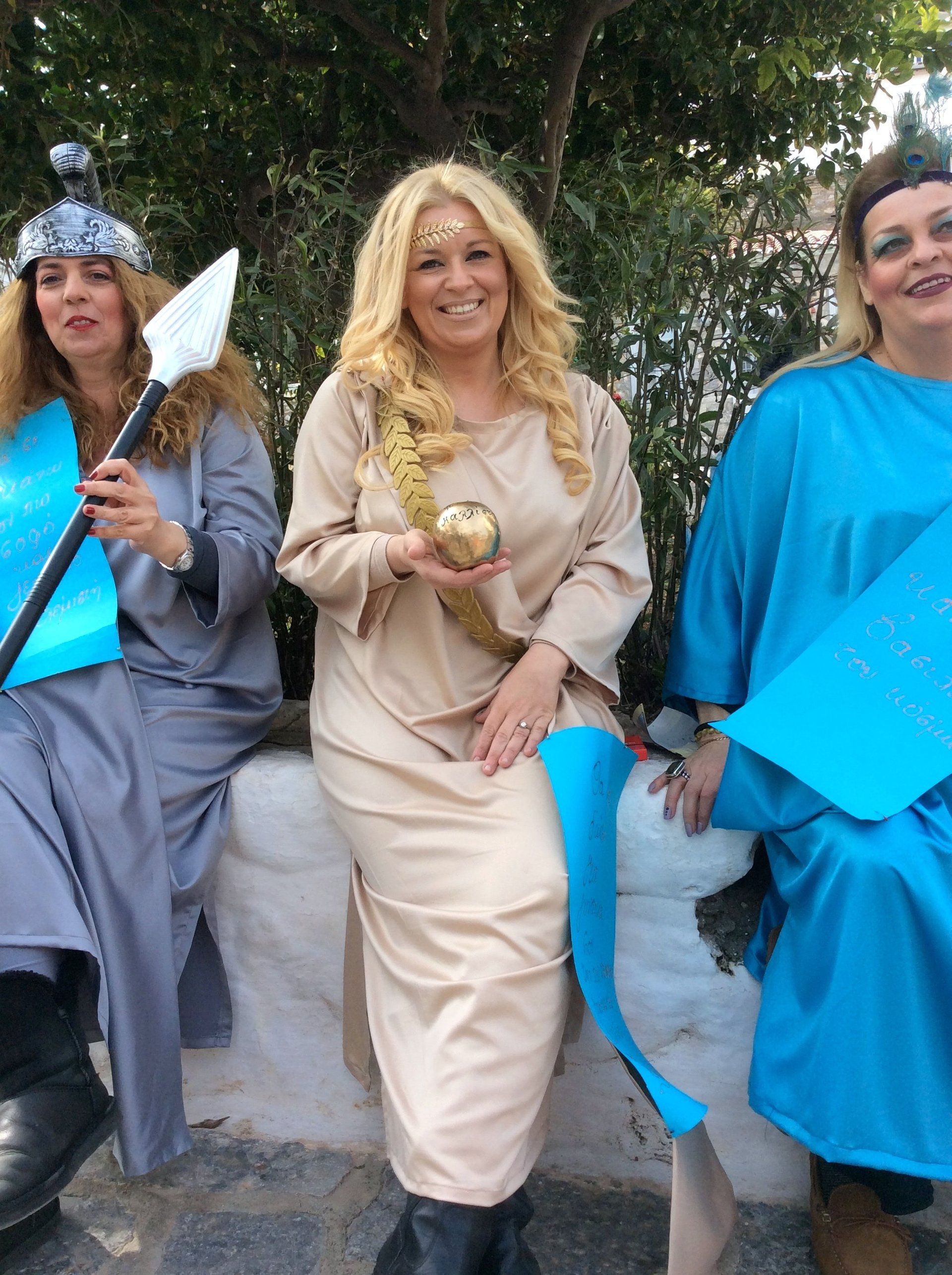 Carnival 2018 on Hydra Island Greece.