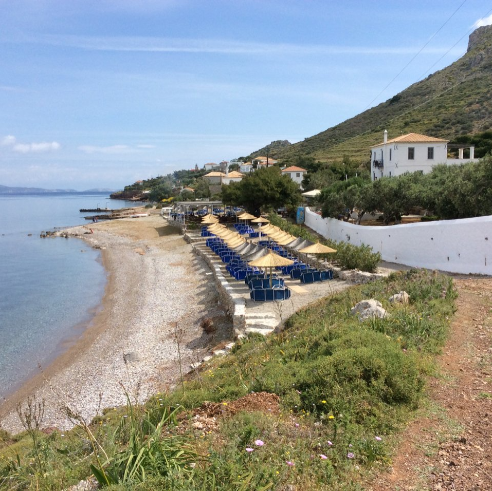 Area known as Plakes on Hydra Island Greece.