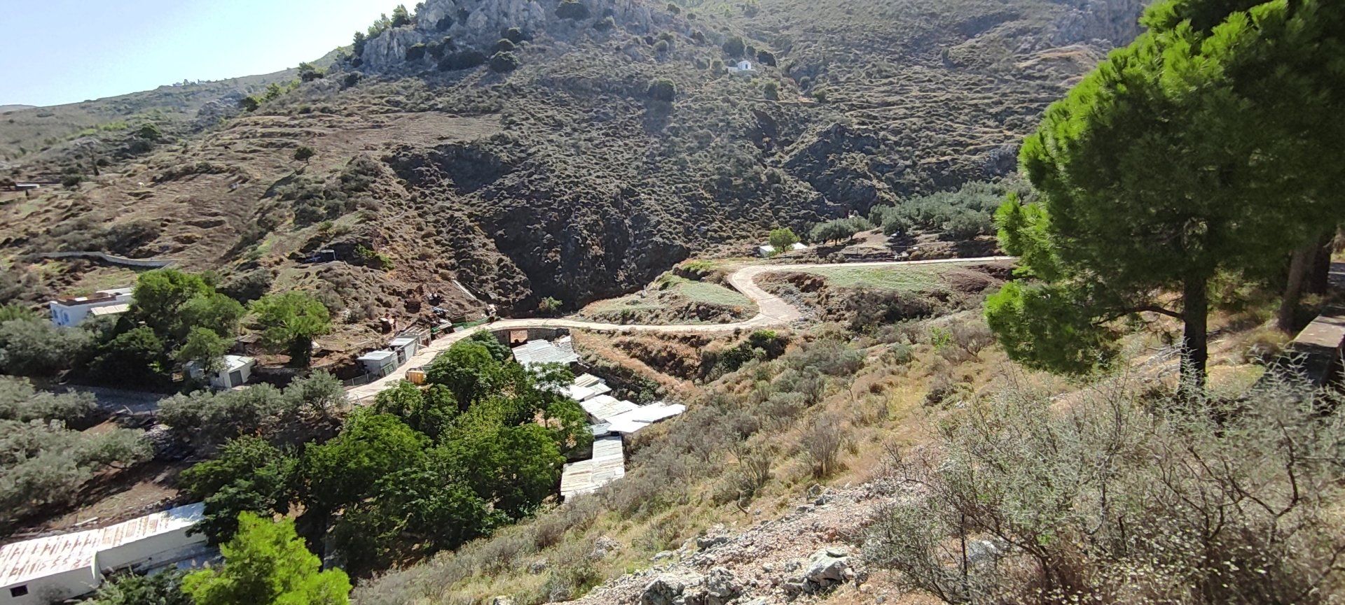 Kala Pigadia Area of Hydra Island Greece.