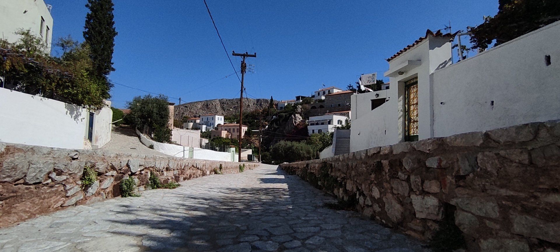 Kala Pigadia Area of Hydra Island Greece.