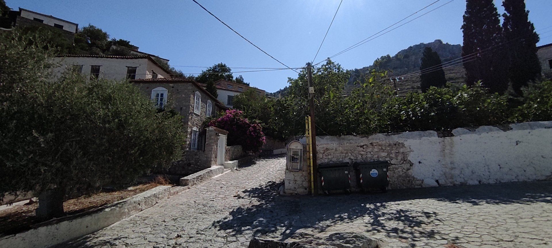 Kala Pigadia Area of Hydra Island Greece.