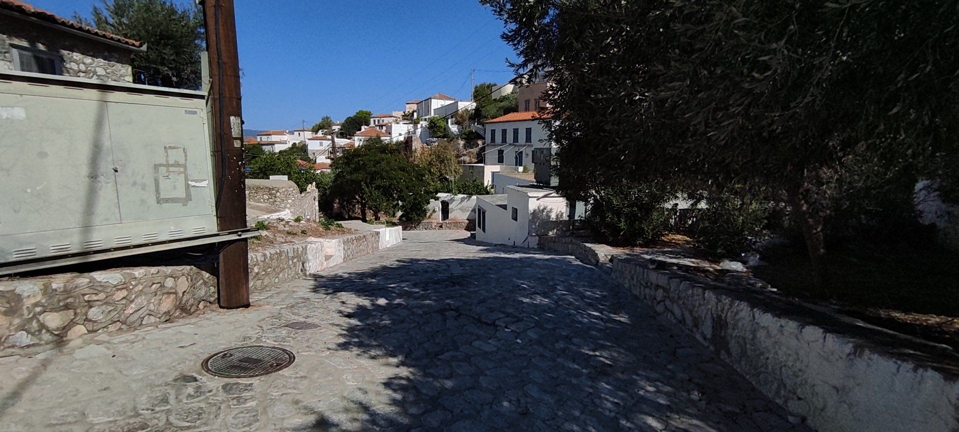 Kala Pigadia Area of Hydra Island Greece.