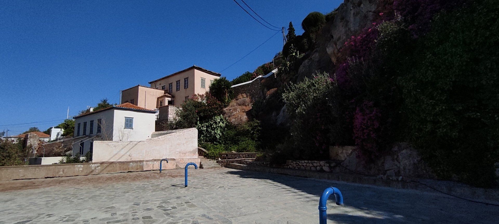 Kala Pigadia Area of Hydra Island Greece.