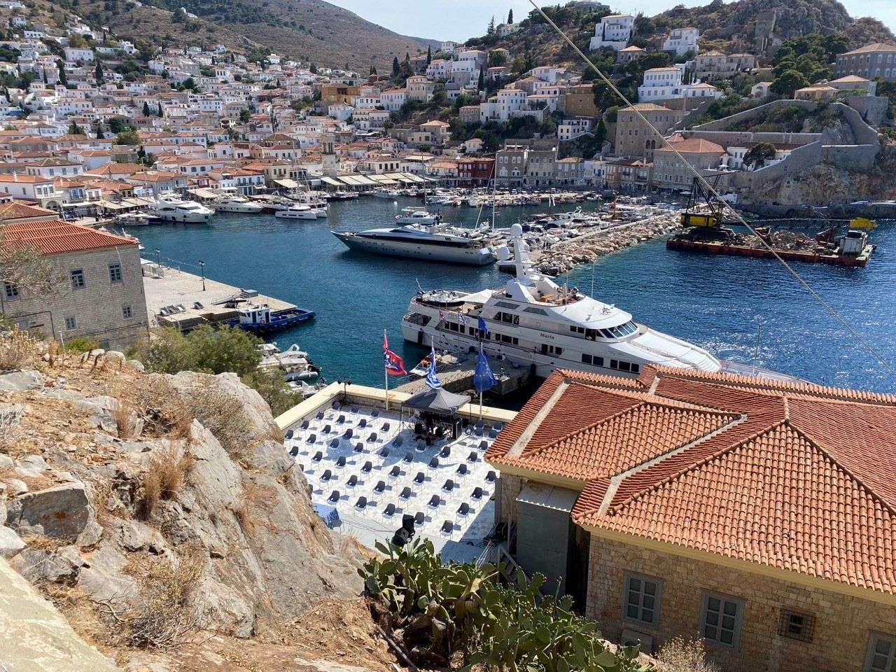 Music back on and curfew extended for June 2021 on Hydra Island Greece