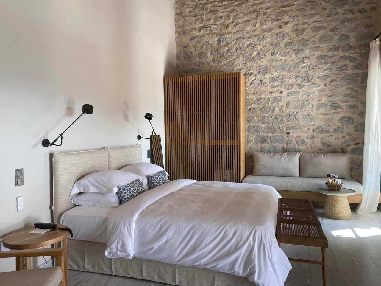 Mandraki Beach Resort in Mandraki Bay on Hydra Island Greece