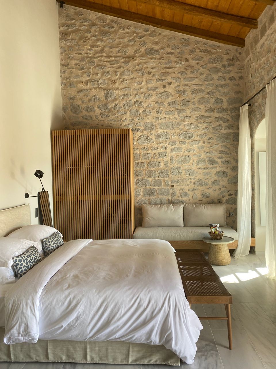 Mandraki Beach Resort in Mandraki Bay on Hydra Island Greece