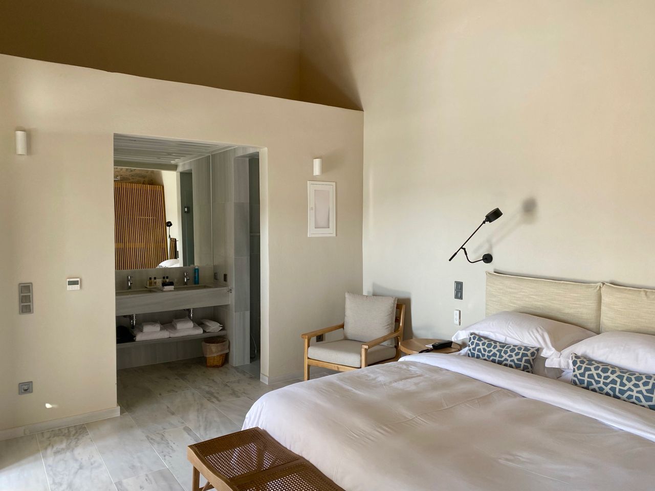 Mandraki Beach Resort in Mandraki Bay on Hydra Island Greece