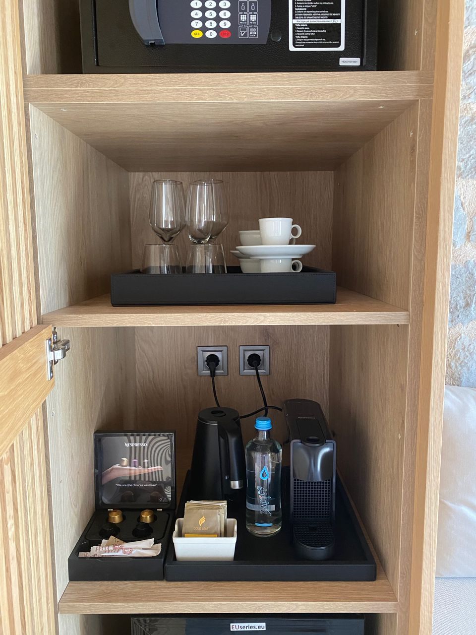 Mandraki Beach Resort in Mandraki Bay on Hydra Island Greece