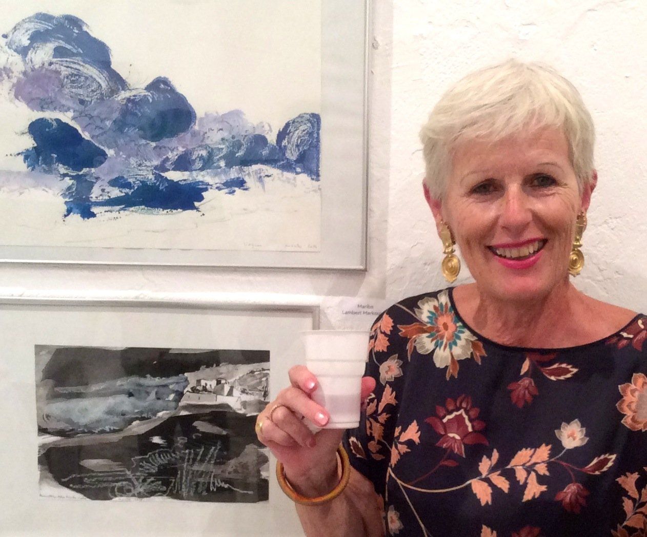 Maribe Lambert - artist on Hydra Island Greece