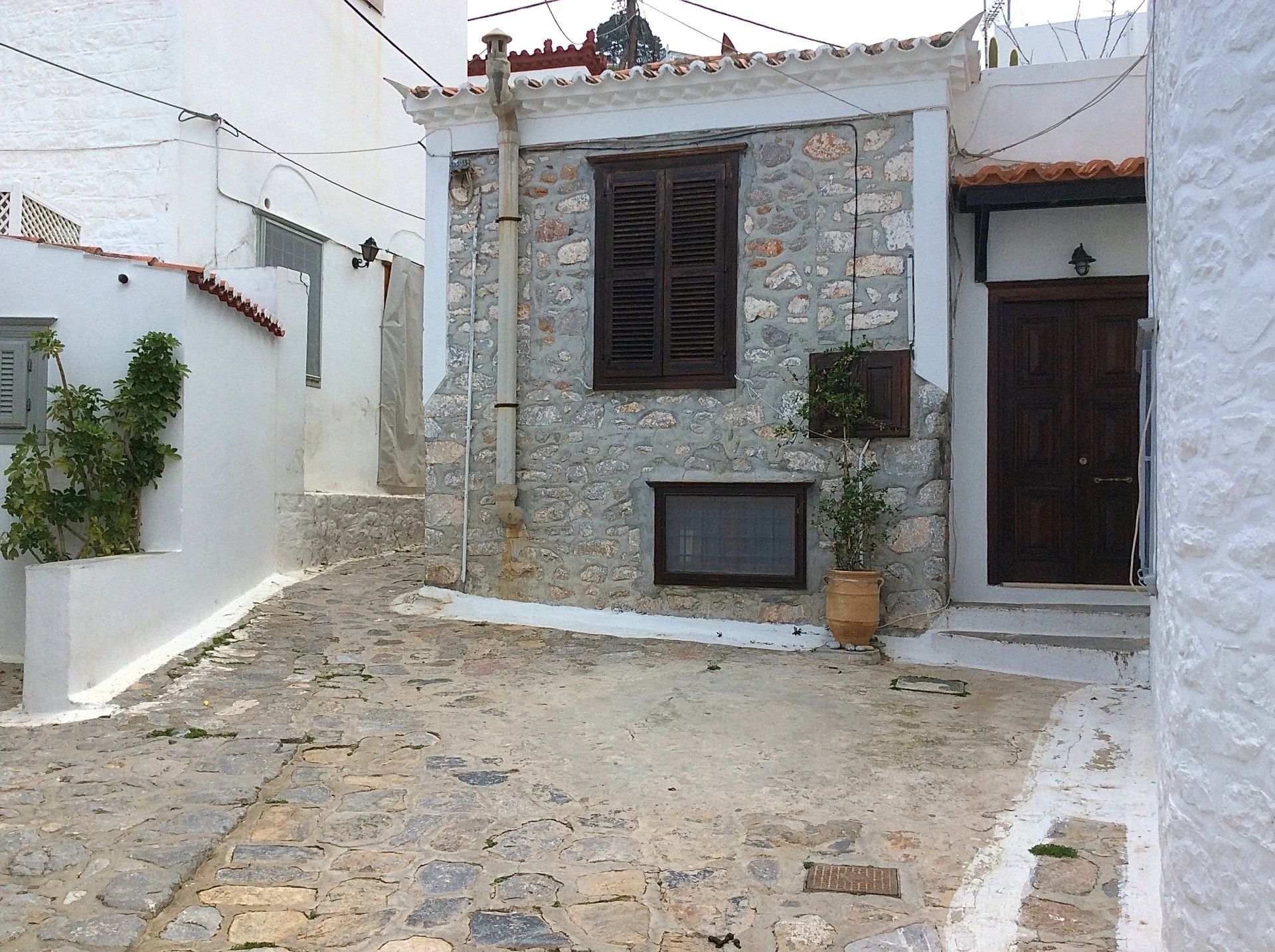 Corner Town House for sale on Hydra Island.