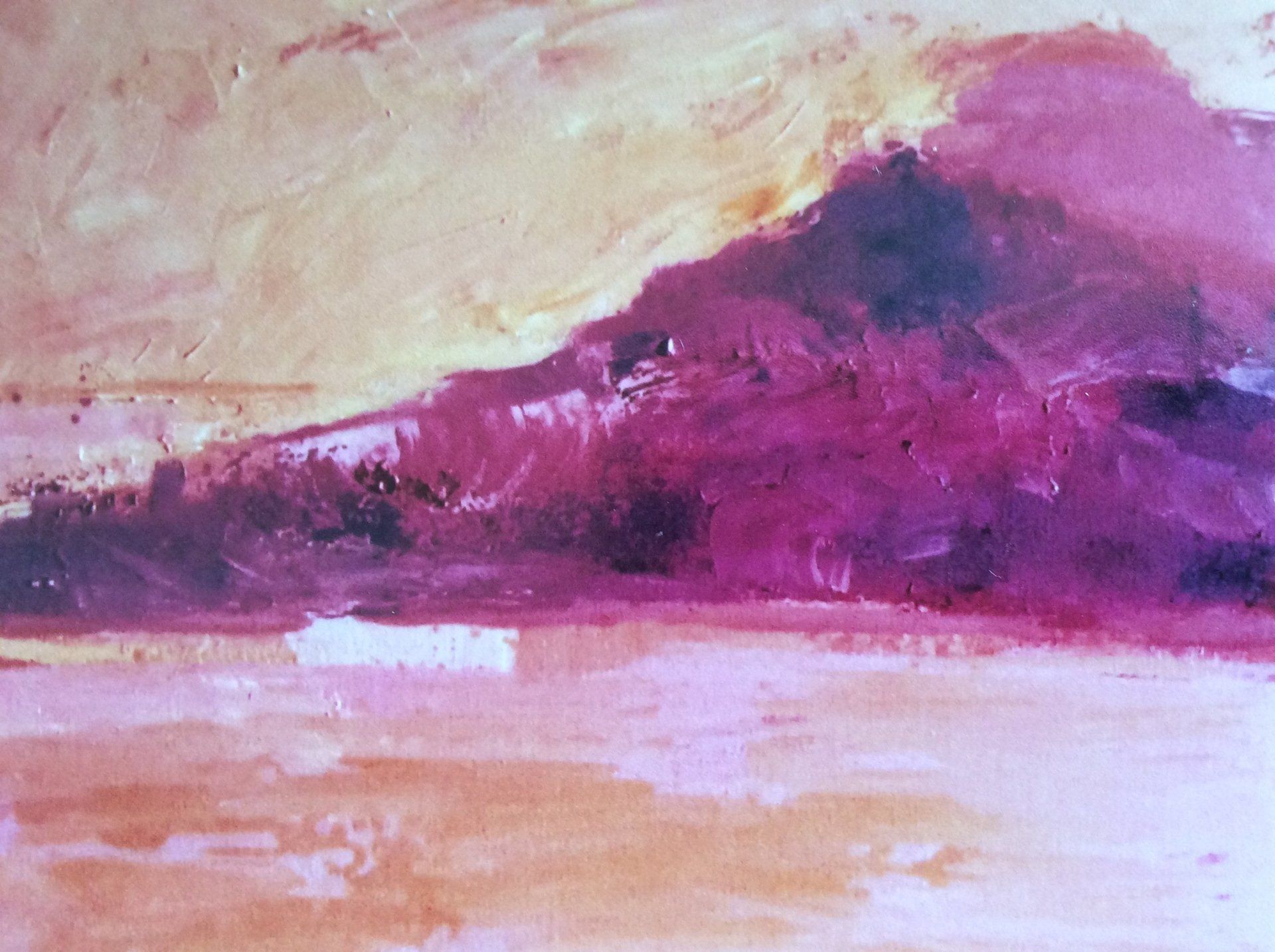 Paintings by Maribe Lambert-Markouizou - resident artists on Hydra Island Greece.