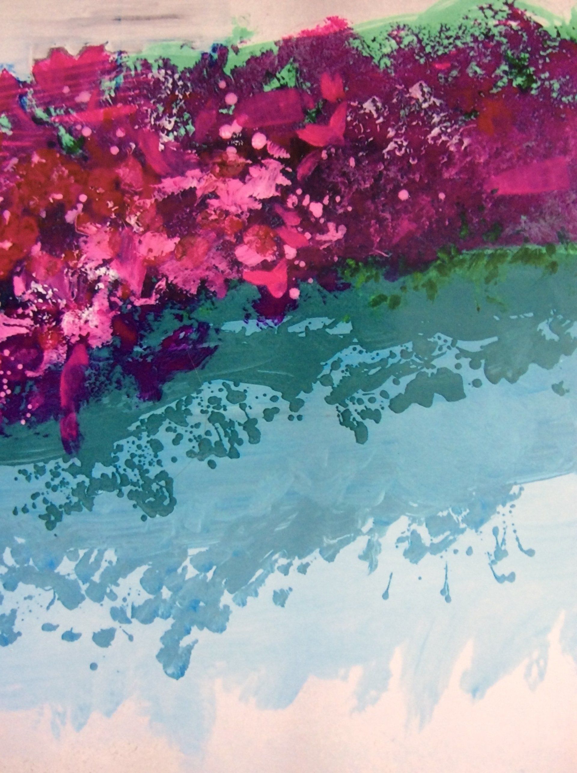 Paintings by Maribe Lambert-Markouizou - resident artists on Hydra Island Greece.