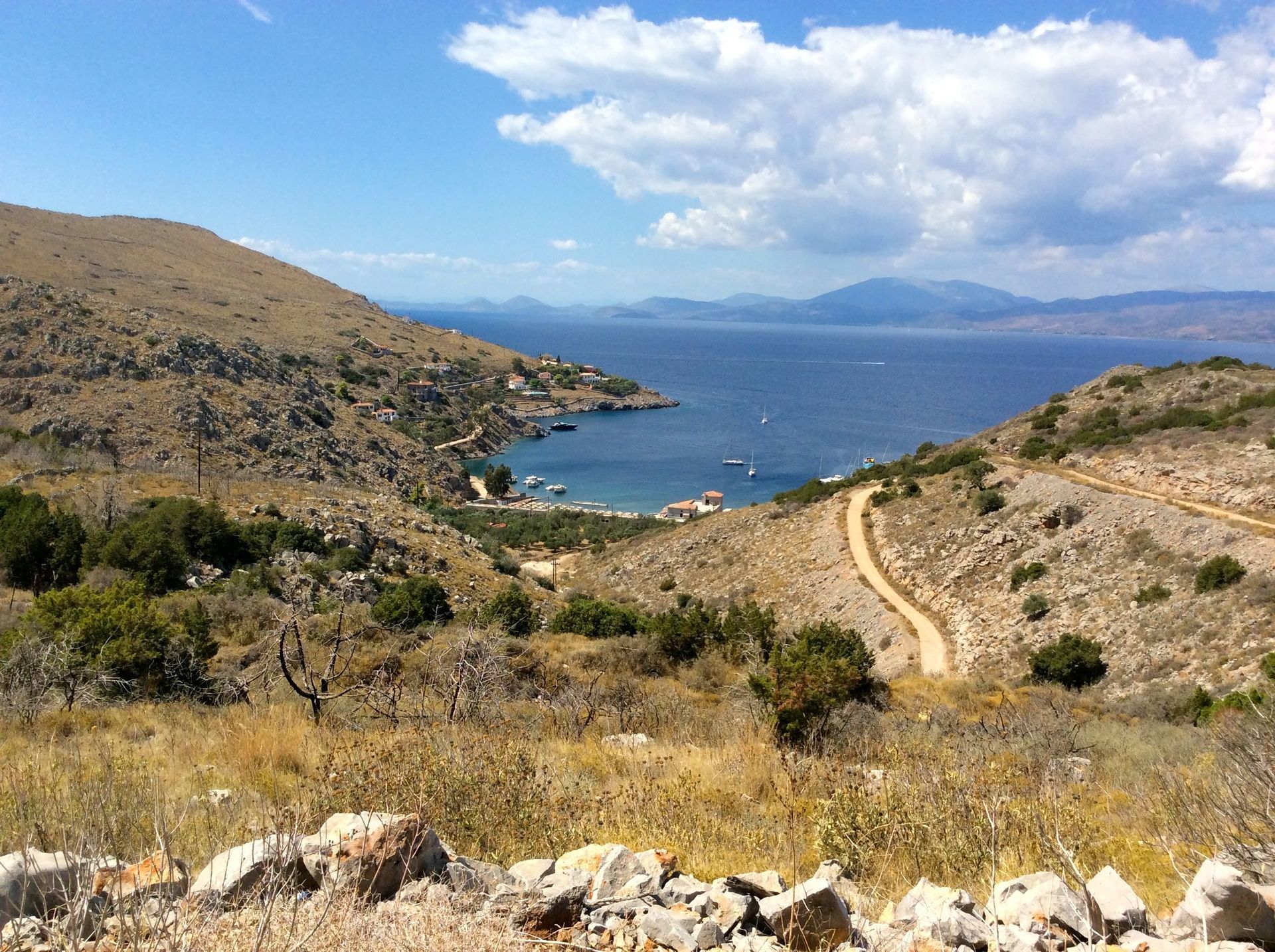 Mandraki Bay, Hydra Island Greece, © HydraDirect