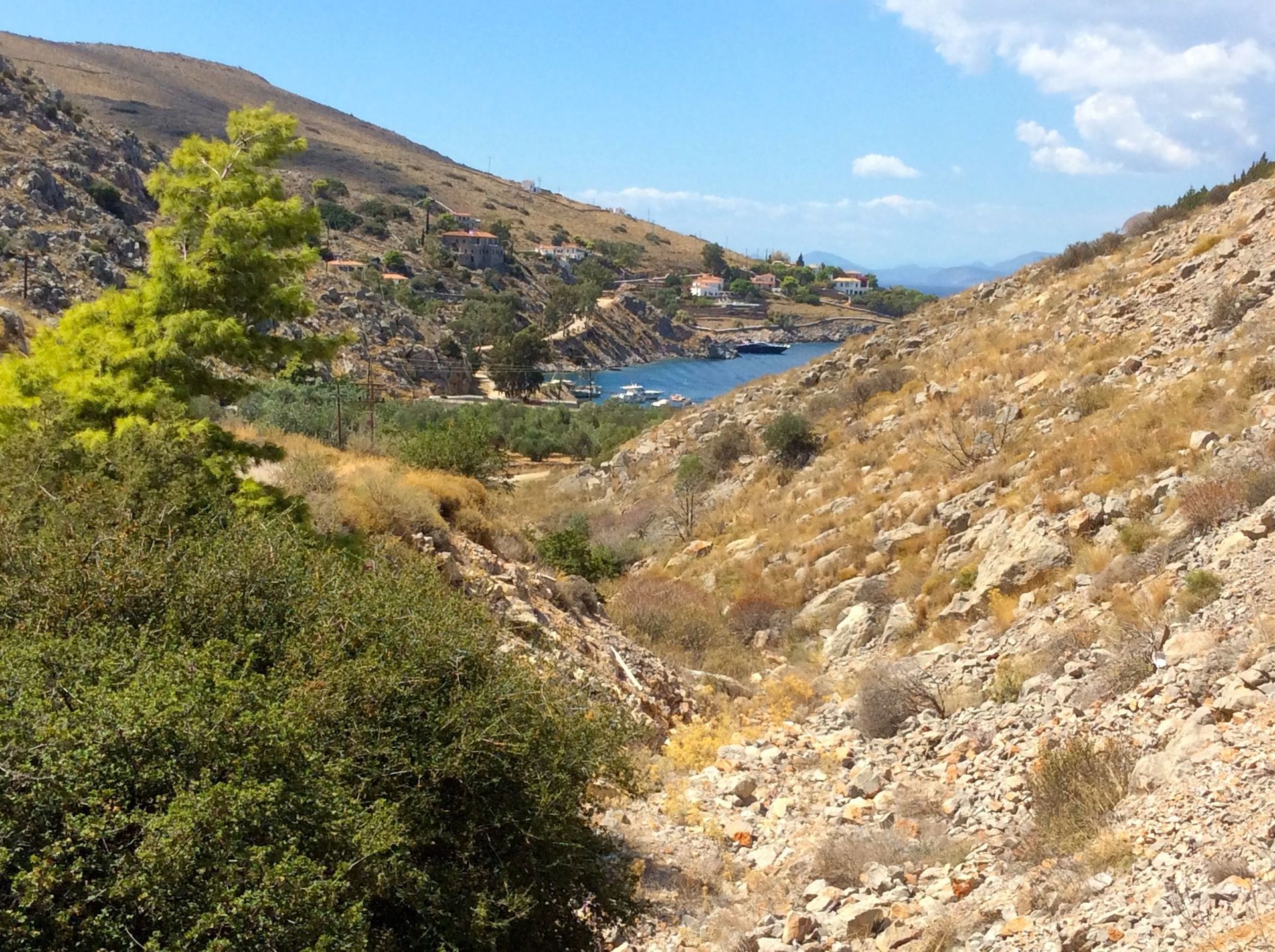 Mandraki Bay, Hydra Island Greece, © HydraDirect