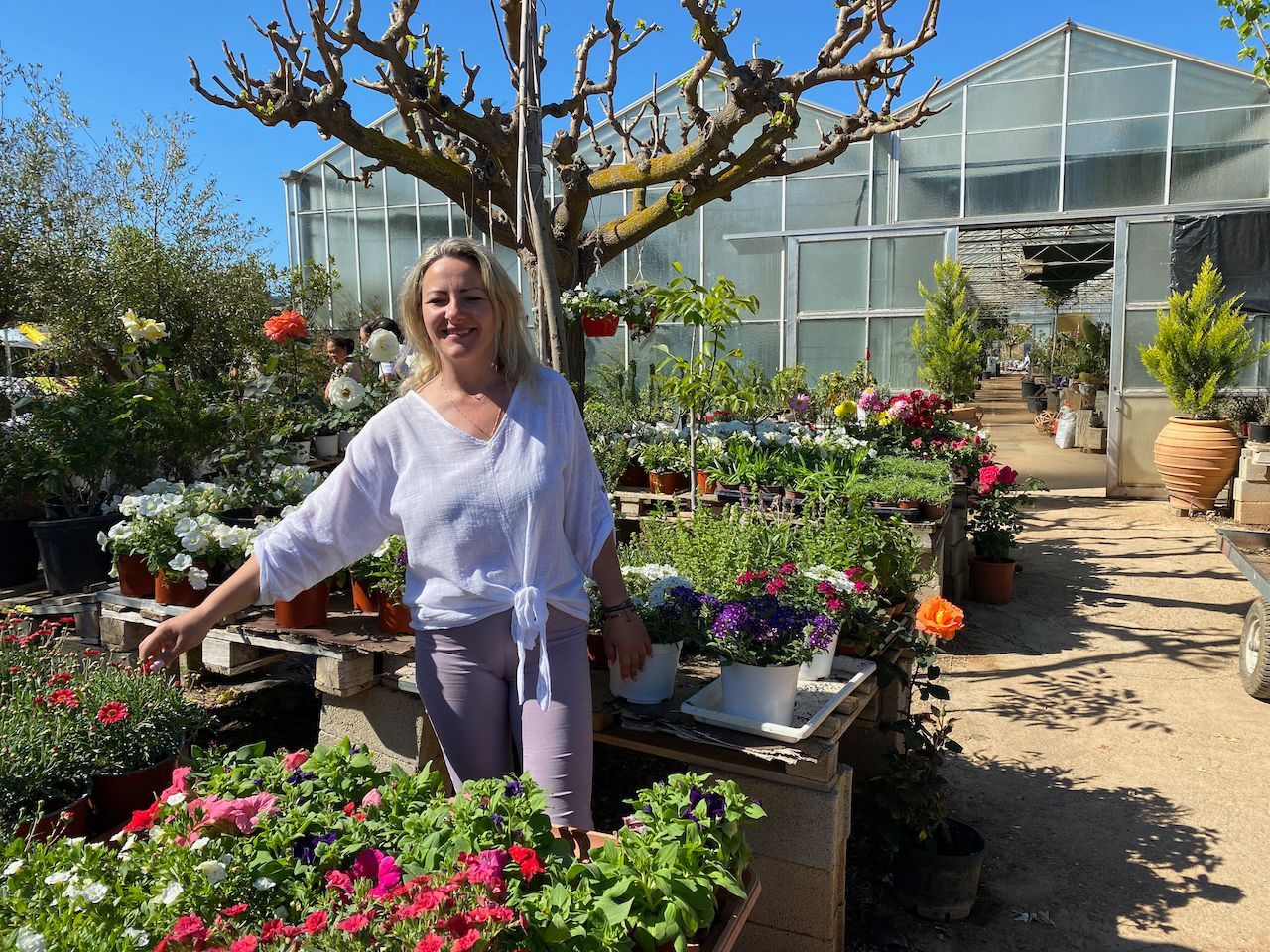 Christina of Dimarakis Garden Centre in Kranidi
