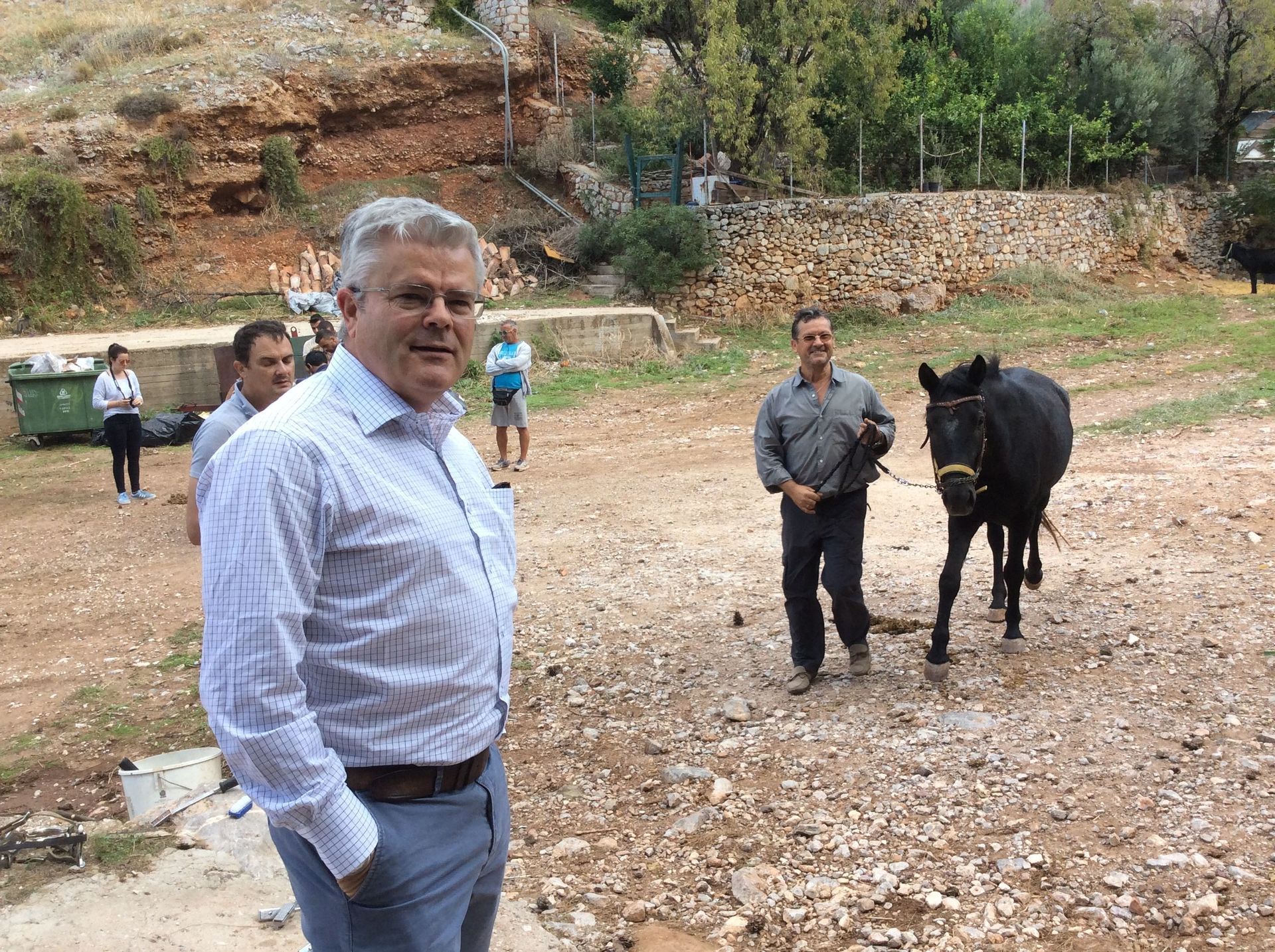 GAWF Equine Vets visit Hydra Island Greece for their annual check up of the island horses, mules and donkeys.