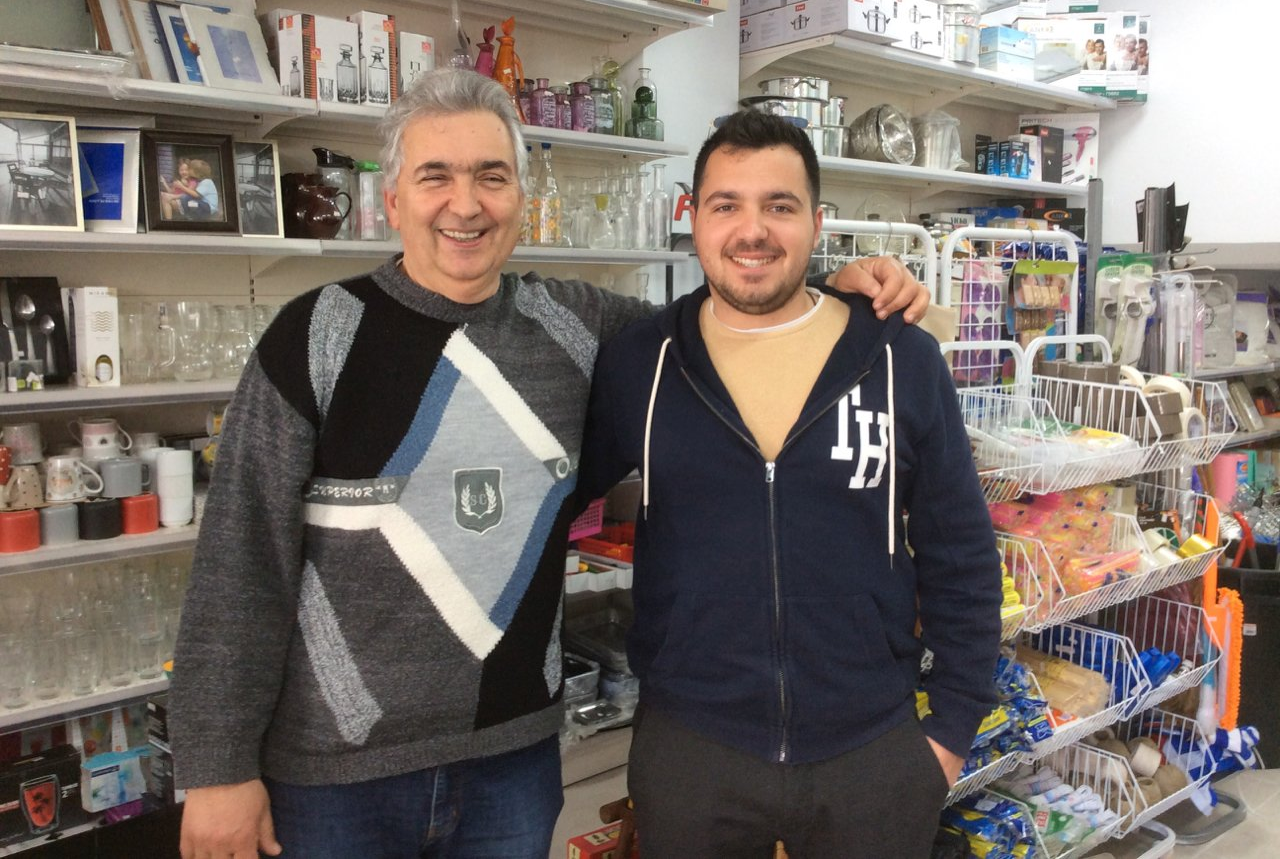 Antonis & Panagiotis Kranidiotis Hydra Home homeware shop on Hydra Island Greece.