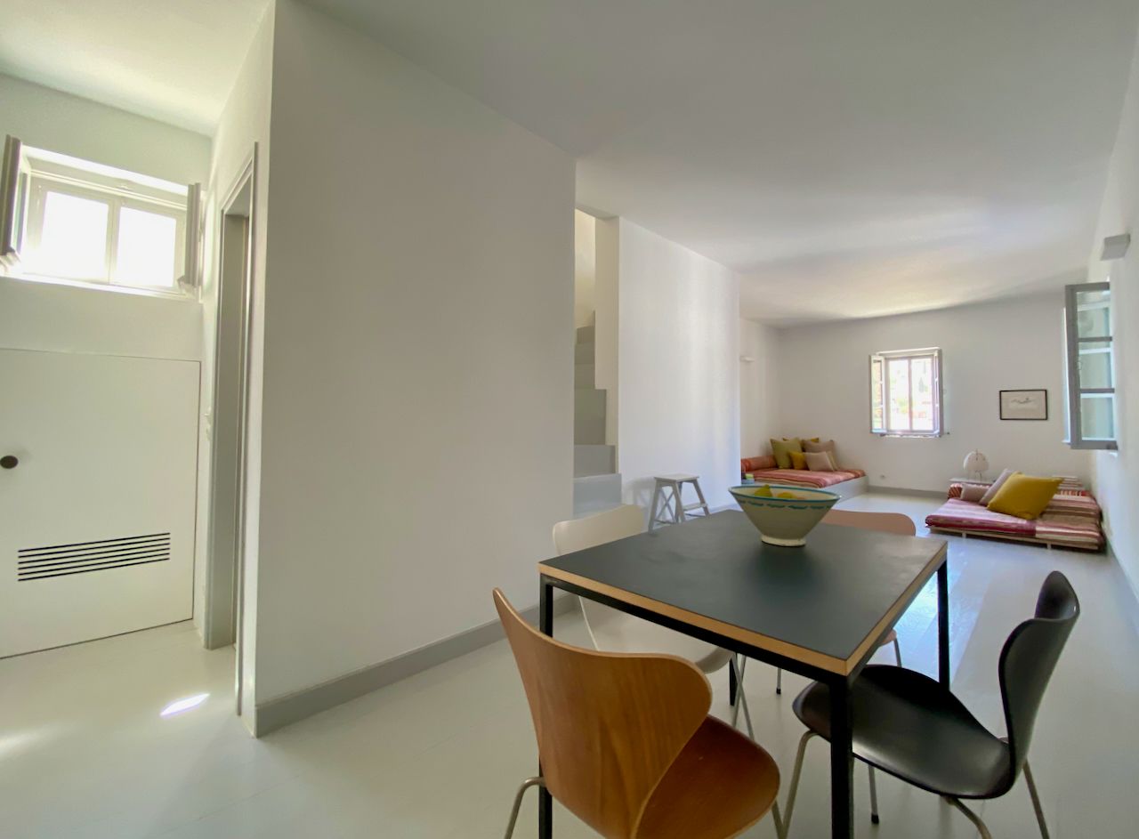 Modern living space with open plan living room