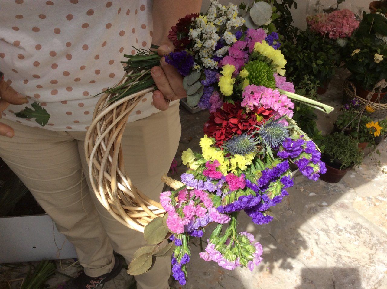 May Day (Greek bank holiday) on Hydra Island Greece.
