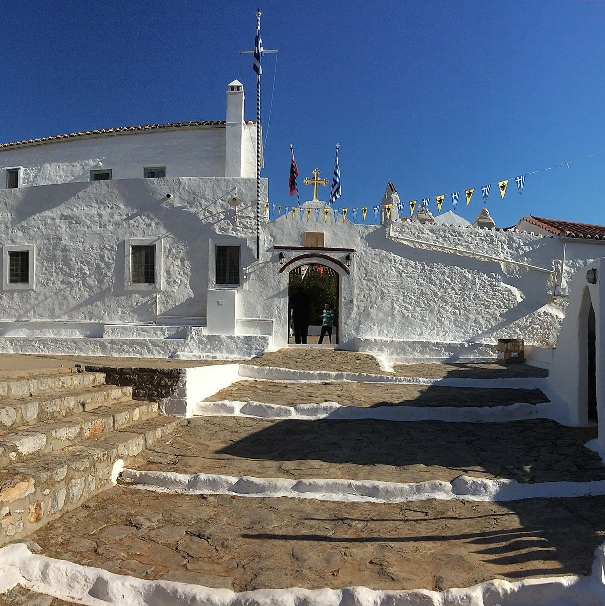 Panagia Zourva Monastery on Hydra Island Greece