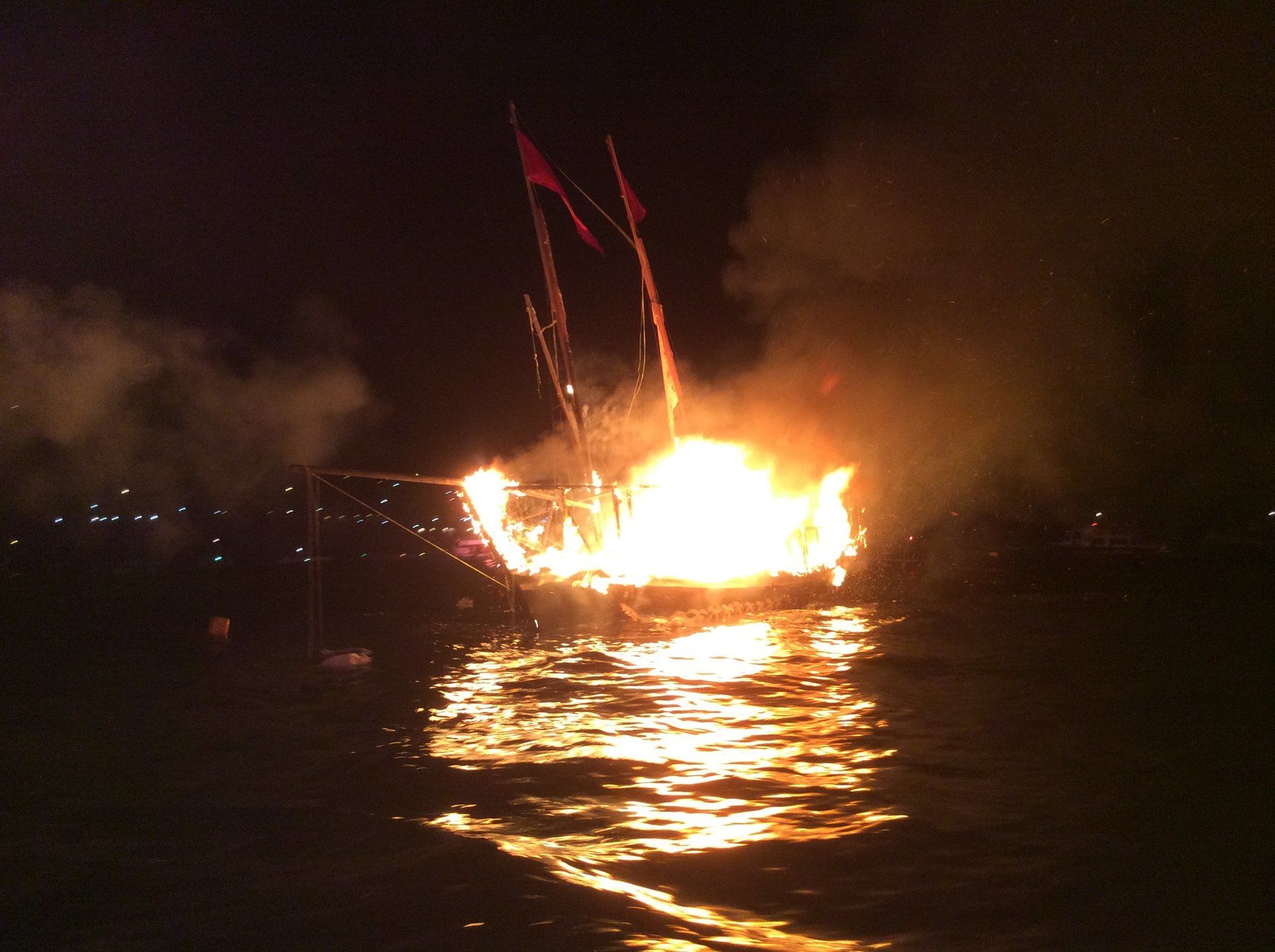 Miaoulia Festival on Hydra Island Greece