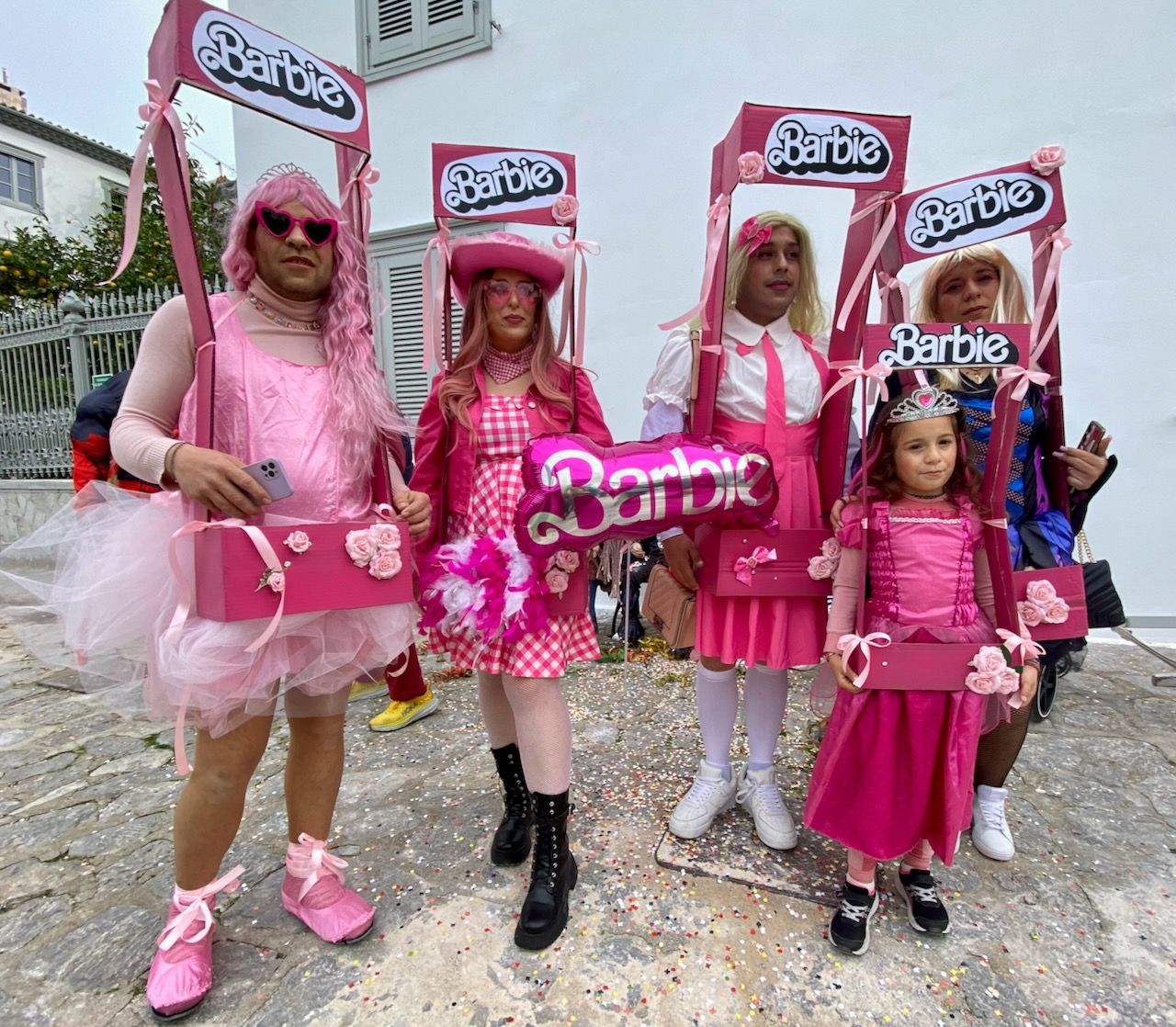 Gathering for Carnival on Hydra Island Greece for Carnival 2025