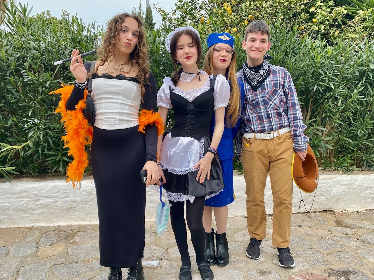 Gathering for Carnival on Hydra Island Greece for Carnival 2025