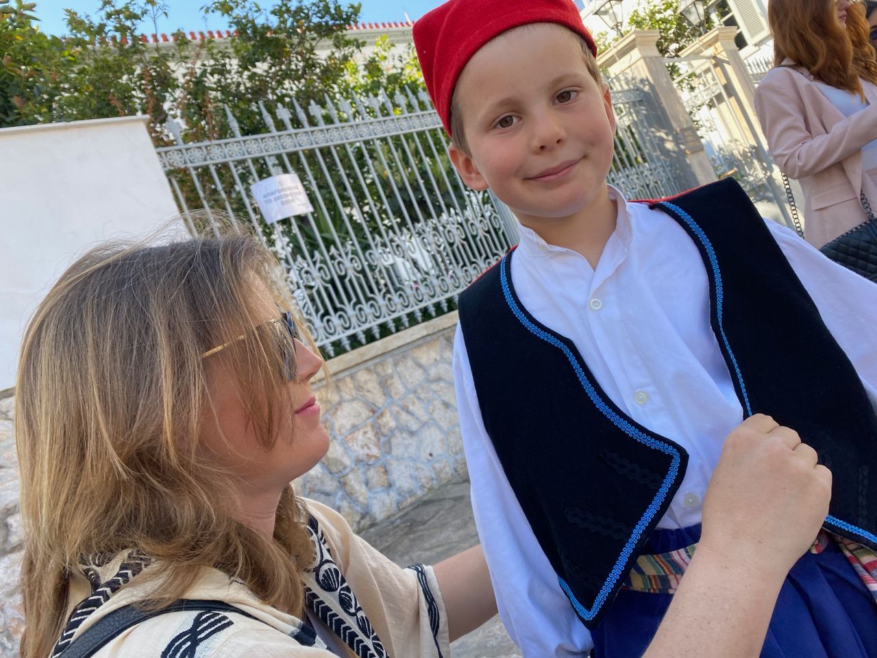 Greek independence Day on Hydra 25 March 2023