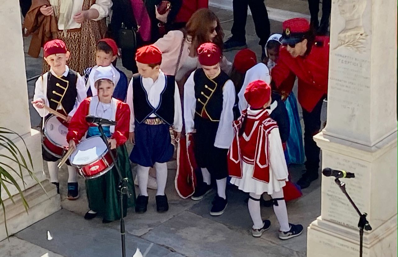 Greek independence Day on Hydra 25 March 2023