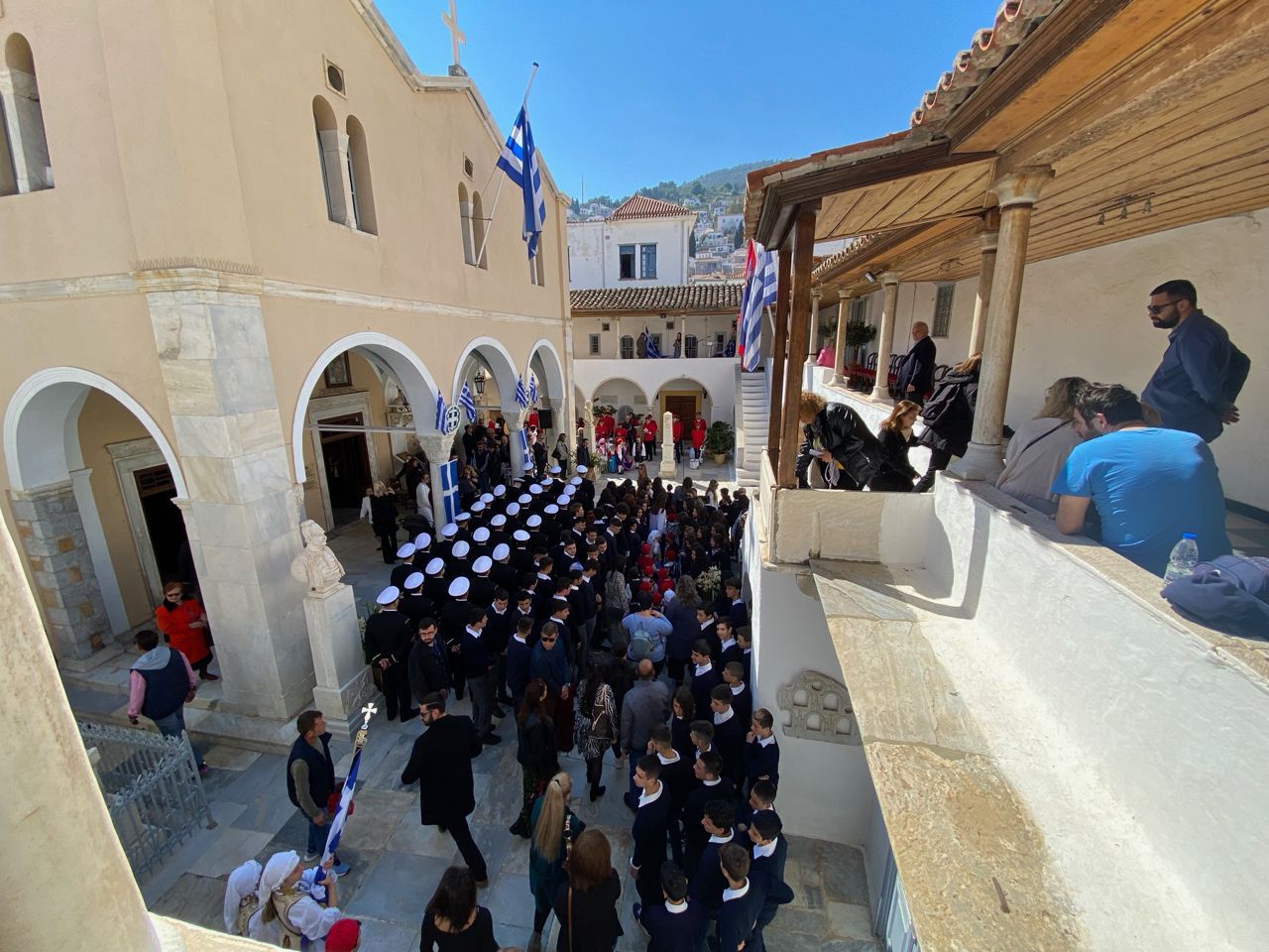 Greek independence Day on Hydra 25 March 2023