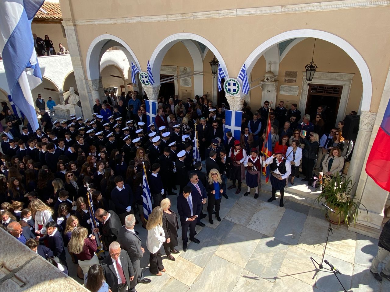 Greek independence Day on Hydra 25 March 2023
