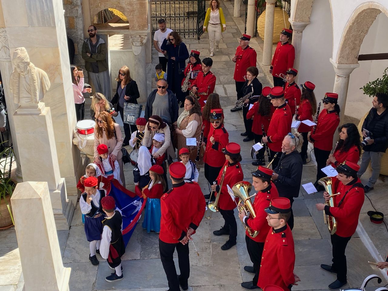 Greek independence Day on Hydra 25 March 2023