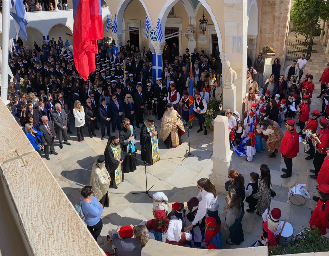 Greek independence Day on Hydra 25 March 2023