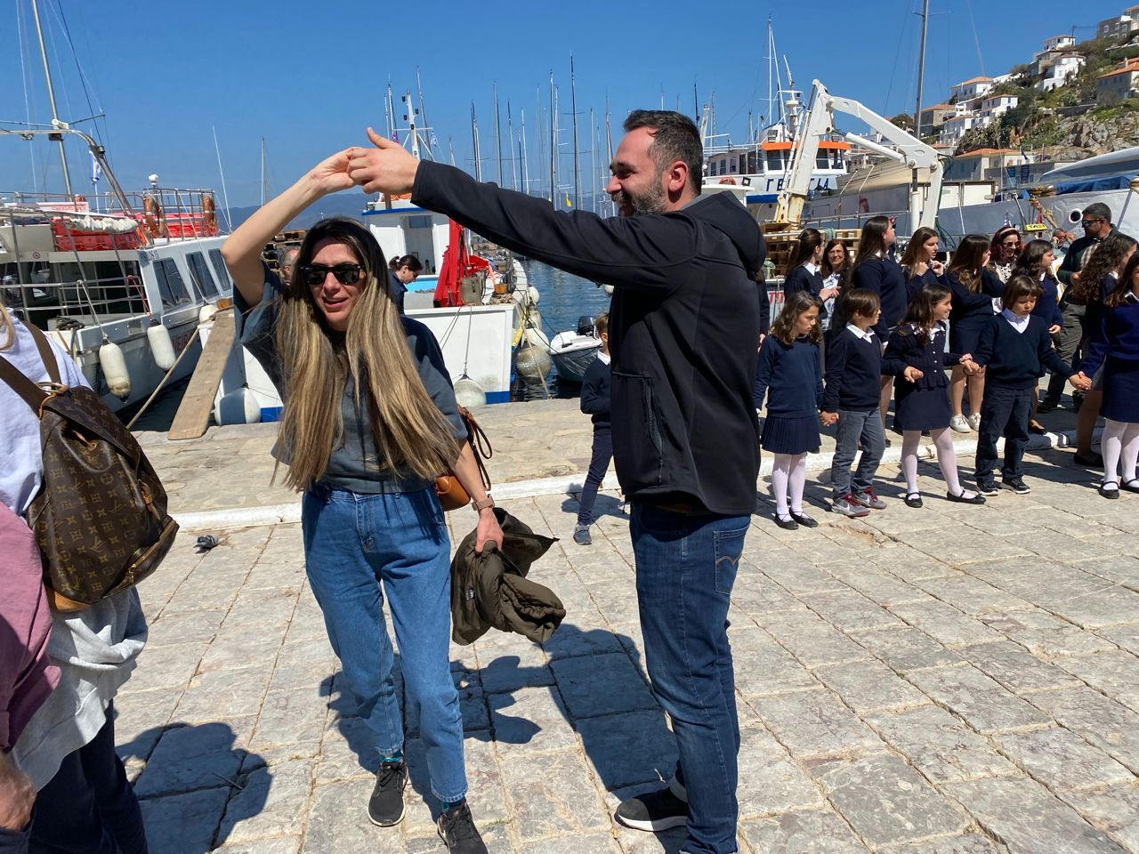 Greek independence Day on Hydra 25 March 2023