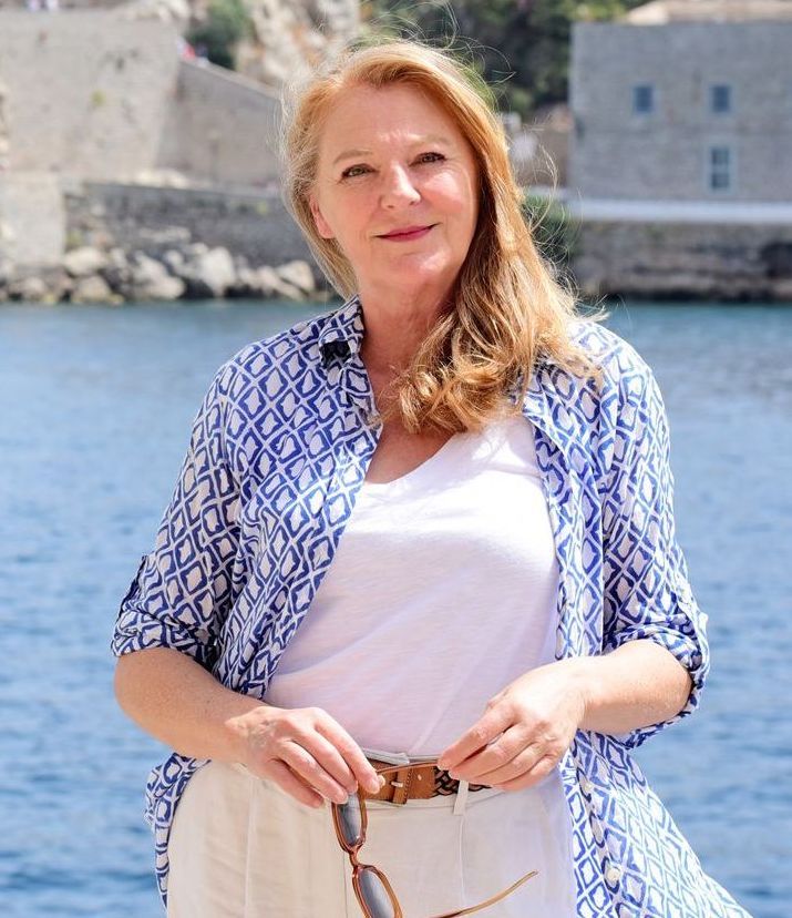 kelsey edwards of hydradirect.com and saronic.net on hydra island greece