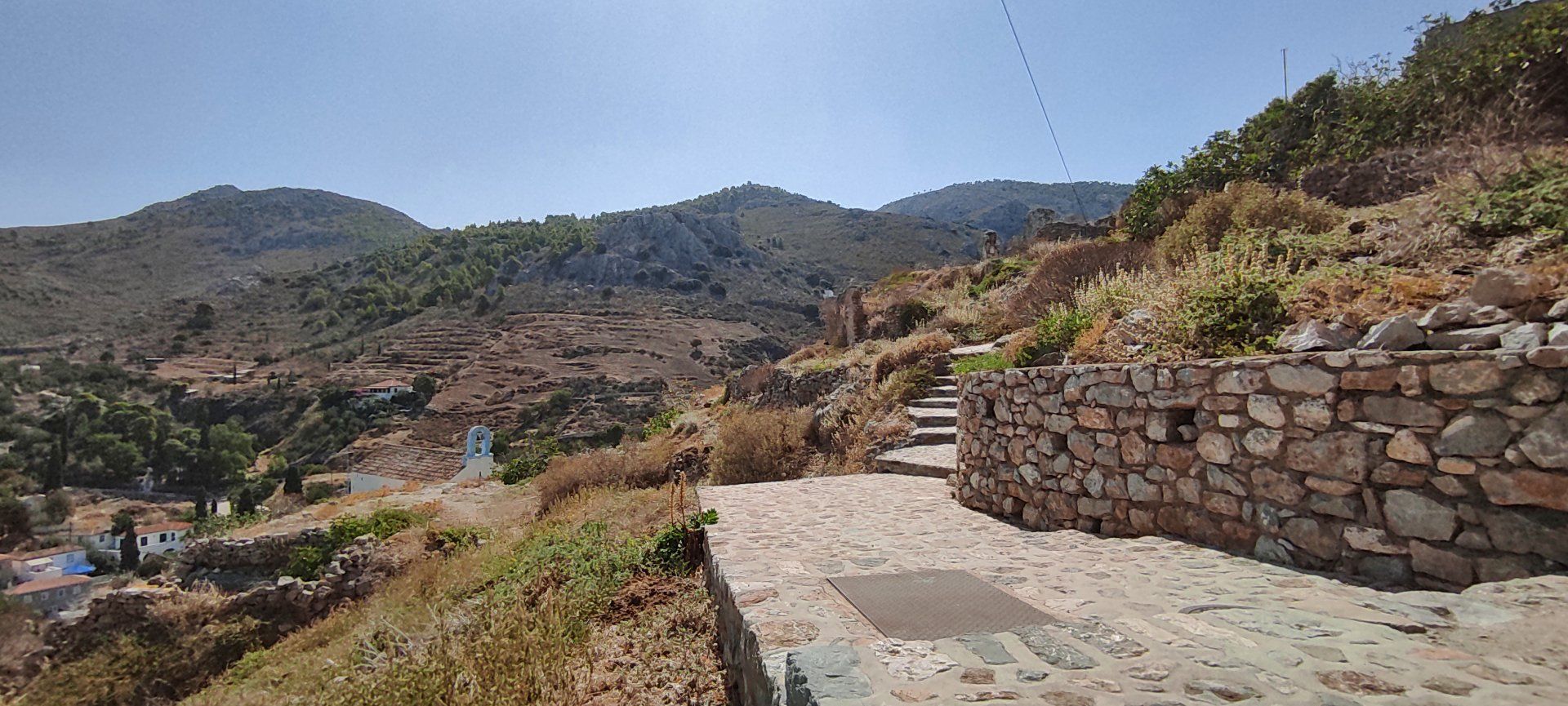 Kiafa area of Hydra Island Greece.