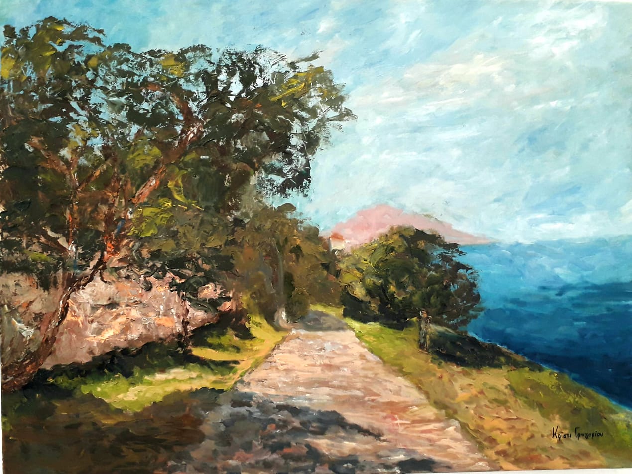 Kristi Grigoriou, Artists on Hydra Island Greece