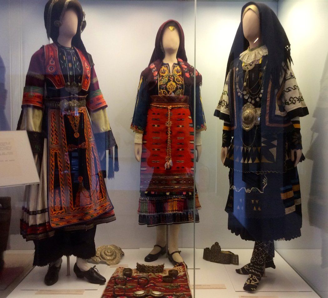 traditional dress Lazaros Kountouriotis Museum of Hydra, Hydra museums, Hydra Island Greece.