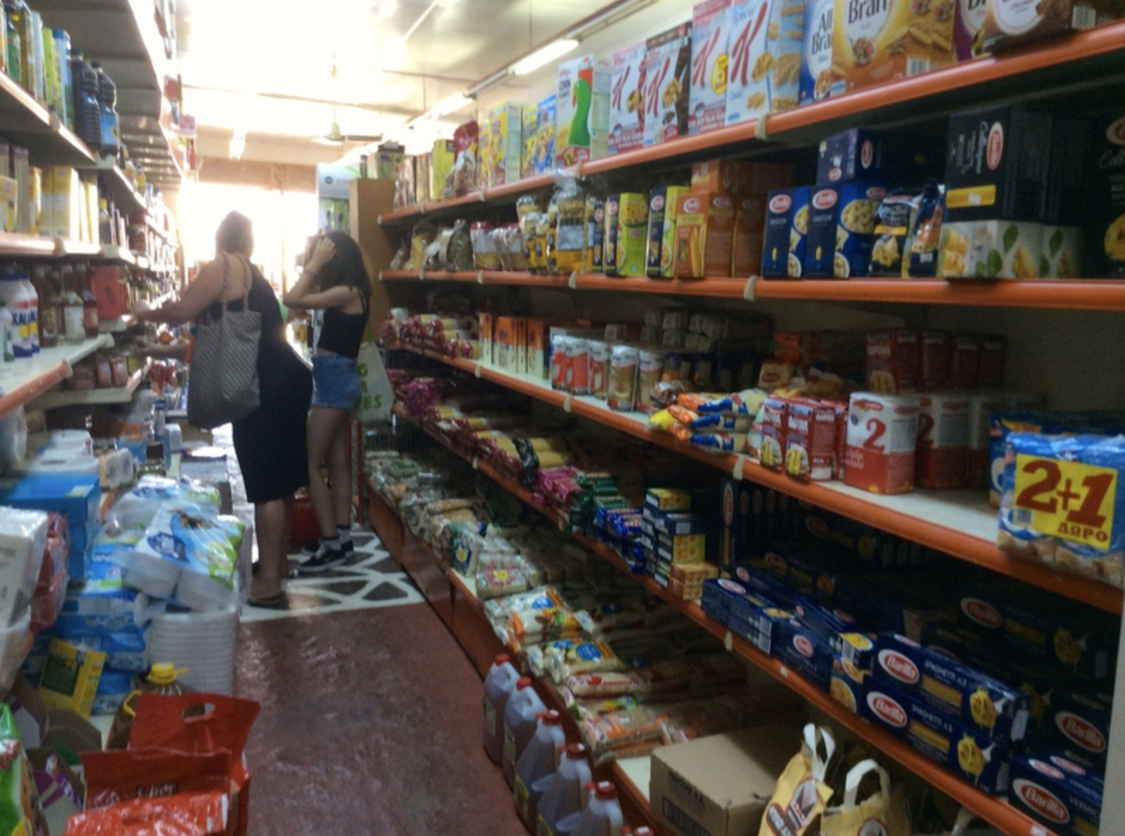 Mitsiou Supermarket, Hydra Island Greece, on the HydraDirect Shops & Services pages