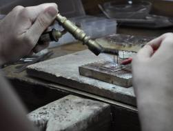 Marialena's workshop Marialena Maramenou Jewellery on Hydra Island Greece, on the HYDRADIRECT Shops & Services pages