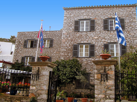 Mistral Hotel on Hydra Island Greece with direct links from HydraDirect